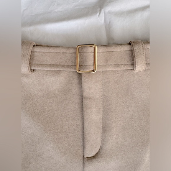 ZARA Suede Mini Skirt - Picture 8 of 12